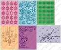 Cuttlebug 2000220 Embossing Folders, Winter Wonderland, 6 Folders