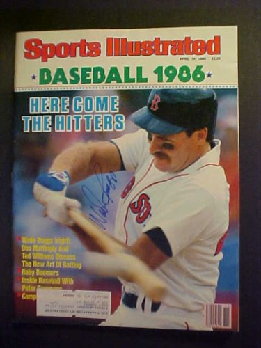 Wade Boggs Boston Red Sox Autographed April 14, 1986 Sports Illustrated Magazine