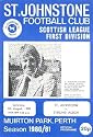 St. Johnstone v Stirling Albion official programme 09/08/1980 Scottish League by COLLECTSOCCER.COM