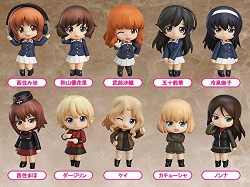 Nendoroid Petit Girls und Panzer and [01. West live ho] separately