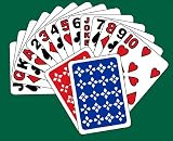 Beam N Read ® High Visibility Playing Cards with Extra Bold Print for Low Vision, Poker Size