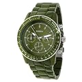 Fossil Damen-Uhren Chronograph Sport Aluminium Gr�n CH2711