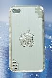 1x Luxury Designer Bling Crystal Case Silver Trim Apple for Iphone 4 and 4s [Limited Edition]