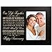 LifeSong Milestones Forty Year Wedding Anniversary Frame Gift for couple him her Custom Engraved 40th year wedding celebration Anniversary Gift Photo Frame Holds 1 4x6 Photo 8