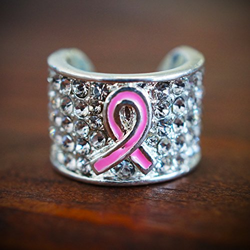 UltraScope Crystal Stethoscope Charm - Pink Awareness Ribbon