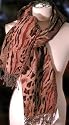 PASSIGATTI Luxus Woll Jacquard Schal Animal Print P51