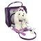 Pucci Pups Diva Maltese in Carrier Bag - Purple