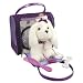 Pucci Pups Diva Maltese in Carrier Bag - Purple