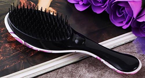 Jstores® Portable Electric Head Body Hair Scalp Stress Relax Vibrating Massager Health Comb Brush - Rosa chinensis