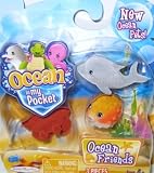 Ocean in My Pocket Friends Puffer Fish Dolphin Crab