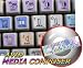 AVID MEDIA COMPOSER GALAXY SERIES KEYBOARD STICKERS 12X12 SIZE