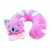 Noodle Head Pink Cat Travel Buddies Neck Ring
