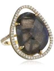Marcia Moran "Russet" Small Cubic-Zirconia Organic Ring