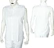 Gifts for Mothers Day - Cotton Sleeveless Top Blouse Chikan Embroidery Size M