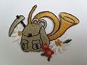 Wander Rucksack Tasche Natur Blume Wandern AUFNÄHER APPLIKATION BÜGELBILD PATCH