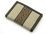 Hempy’s Hemp Tri-fold Wallet with Tattoo Trim