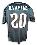 Brian Dawkins Autographed Jersey - Philadelphia Eagles Signed Green Authentic Reebok Jersey