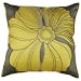 Lush Decor Pop Art 18-inch by 18-inch Pillow, Set of 2, Yellow/Gray
