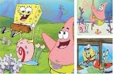 Ravensburger 09378 - Sponge Bob & Freunde, 3 x 49 Teile Puzzle