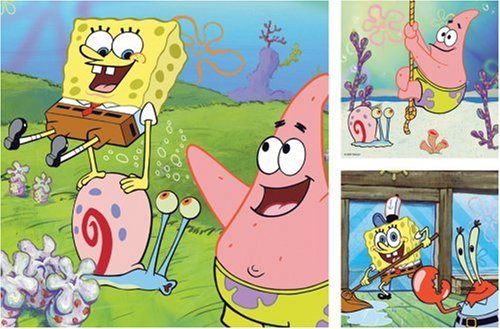 Childrens Toyshop  Spielwaren : Ravensburger 09378 - Sponge Bob & Freunde, 3 x 49 Teile Puzzle