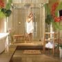 New Grade A Teak 3 Pc Accessory Set: Corner Stool, Shower Shelf and Floor Mat