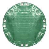 King Covers RDWPC12GR10 Heavy Duty Winter Round Pool Cover, 12-Feet, Green