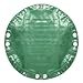 King Covers RDWPC12GR10 Heavy Duty Winter Round Pool Cover, 12-Feet, Green