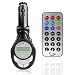 Black Car MP3 Player Wireless FM Transmitter LCD Screen USB Pendrive SD MMC Slot and Remote Control