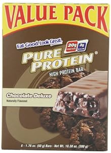 Pure Protein Chocolate Deluxe Value Pack 6-50 Gram Bars (Pack of 2)