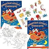 Mini Christmas Activity Sticker Book-stocking filler