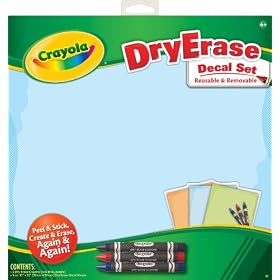 Crayola Dry Erase Decals Plain