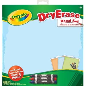 Crayola Dry Erase Decals Plain
