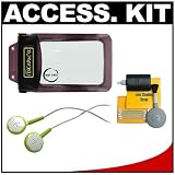 DiCAPac WP-560 Multipurpose Waterproof Case + DiCAPac Waterproof Earphones + Cleaning Kit for PDA, Cell Phones, iPod, iPhone, G3, Zune, SanDisk and MP3 Players