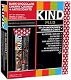 KIND PLUS, Dark Chocolate Cherry Cashew + Antioxidants, Gluten Free Bars, 1.4 Ounce, 12 Count