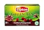 Lipton Green Tea, Cranberry Pomegranate, Tea Bags 20 Count Boxes (Pack of 6)