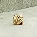 FM42 Woven Love Knot Stud Earrings 7mm E221