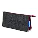 Itoya ProFolio Midtown Pouch, Charcoal and Maroon, 5 X 9 inches, MDP-59CHMR