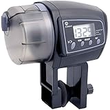 Automatic Fish Feeder - Food Hopper Holds 35 Grams - AquaChef by Current USA (Batteries Included)