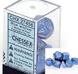 Chessex Mother of Pearl Blue 7 piece dice set