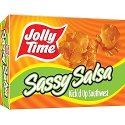 Jolly Time Sassy Salsa Microwave Popcorn, 3-Count Boxes (Pack of 12)