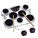 Spectrum AIL601 7 Pad Digital Drum Pack 2 Foot Pedals AC Adapter