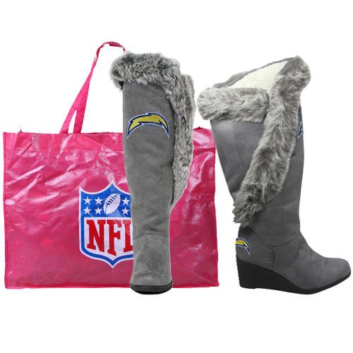 Cuce Shoes San Diego Chargers Supporter Boots SIZE 8