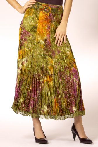 Per Una Full-Length Dotty Flower Skirt clothing