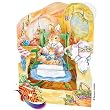 3-D Santoro Graphics Swing Card / Greeting Card - Peter Rabbit in a Rocking Chair