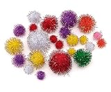 Eigenschaften KnorrPrandell / Gütermann / KnorrPrandell 2681092 - Glitterpompons Mischbeutel, 25 Stück/Beutel