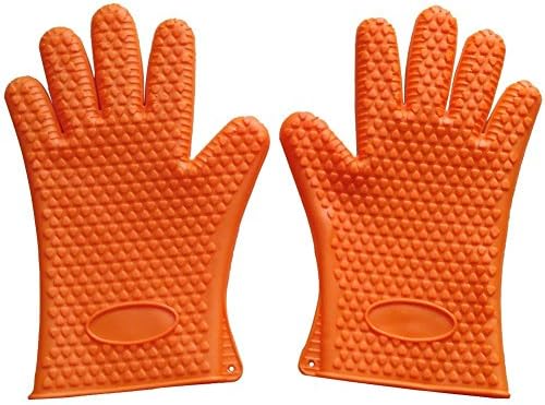Bluesky Dream Extra Thick Silicone Heat Resistant Grilling BBQ Gloves Waterproof,Durable for Cooking,Baking,Smoking and Potholder