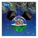 Disney Mickey And Minnie Jingle Bell Ornament: Snow-Body Warms My Heart Like You by The Bradford Editions