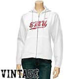 Nike SMU Mustangs White Vintage Classic Full Zip Hoody Sweatshirt