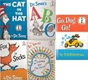 Dr. Seuss Beginner Books: The Cat in the Hat + Go, Dog. Go! + Dr. Seuss's ABC + Oh the Thinks You Can Think + Fox in Socks (I Can Read It All By Myself)