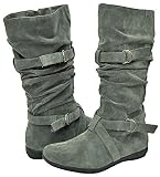 Qupid Organa-01X Grey Women Boot